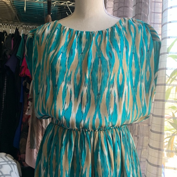 Michael Kors silky dress 👗 with lining 👍 color - Picture 2 of 7